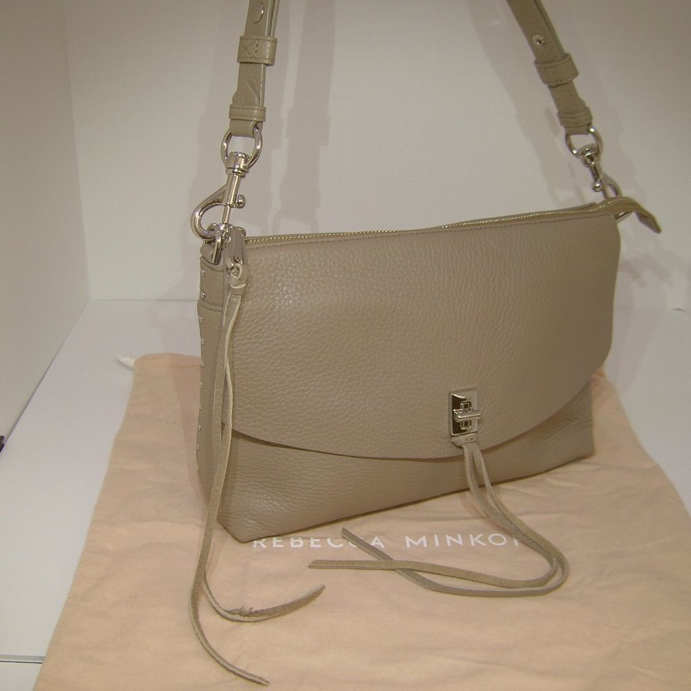 NEW - Rebecca Mindkoff Darren Top Zip - Sandrift